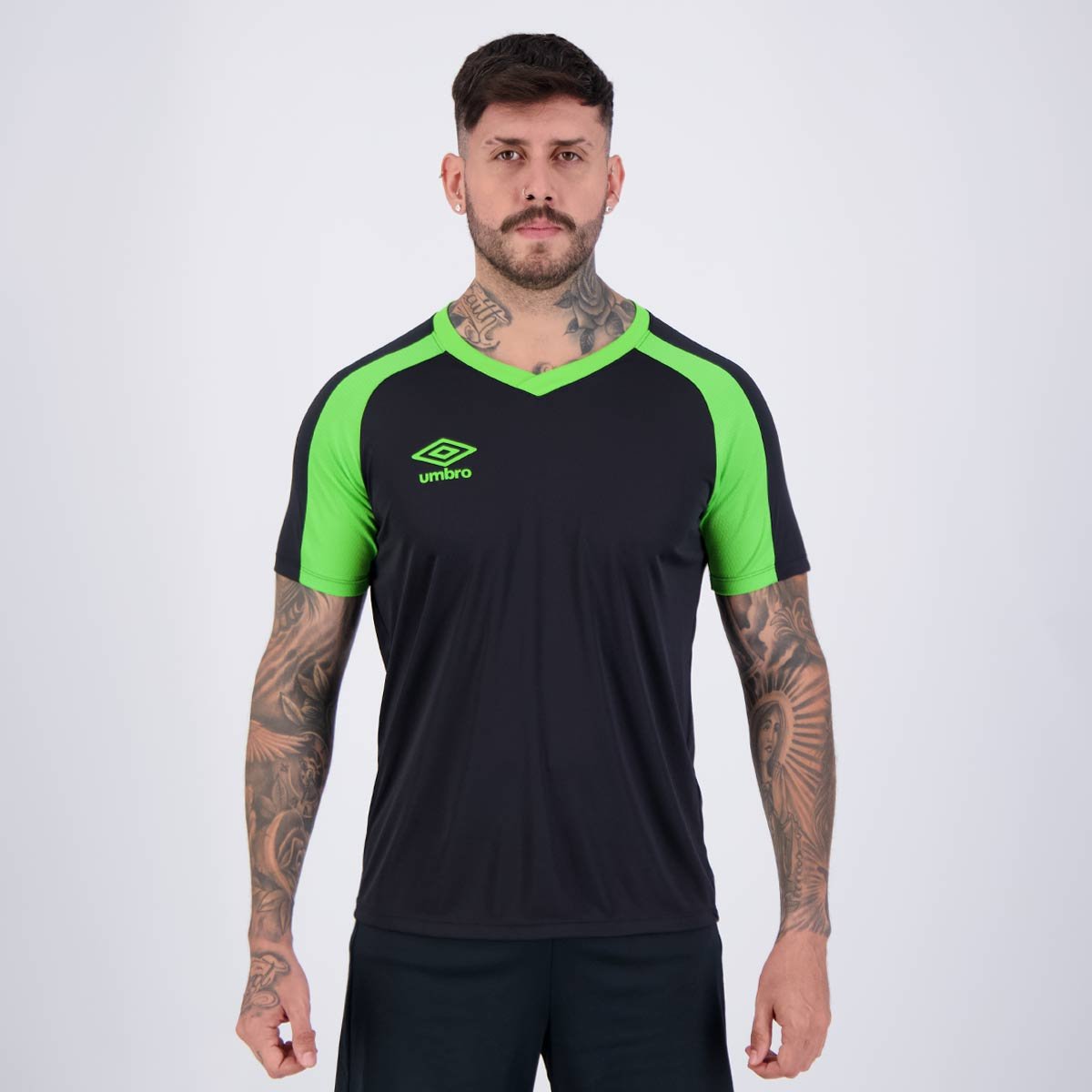 Camisa Umbro Raptor Preto e Verde Preto/Verde 1