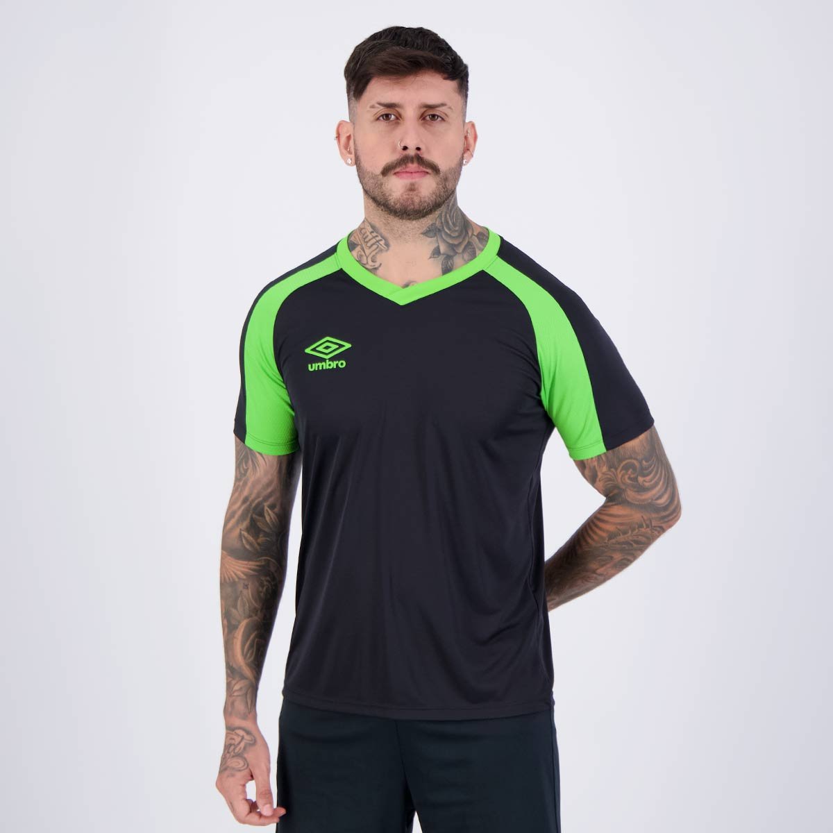 Camisa Umbro Raptor Preto e Verde Preto/Verde 3