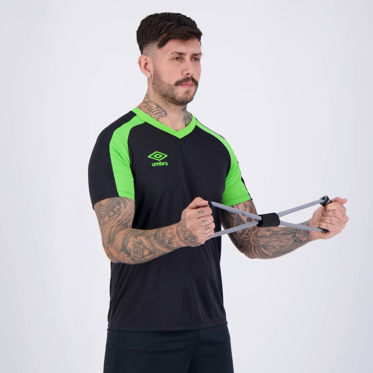 Camisa Umbro Raptor Preto e Verde Preto/Verde 6