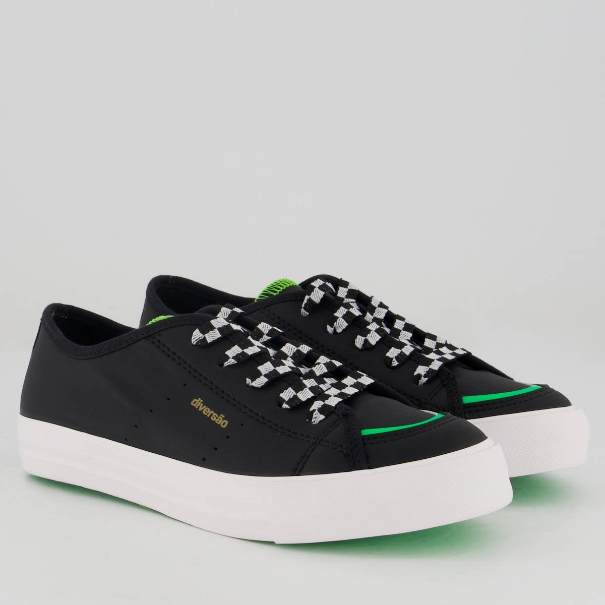 Tênis Diversão Mini Roos Juvenil Preto Preto 2