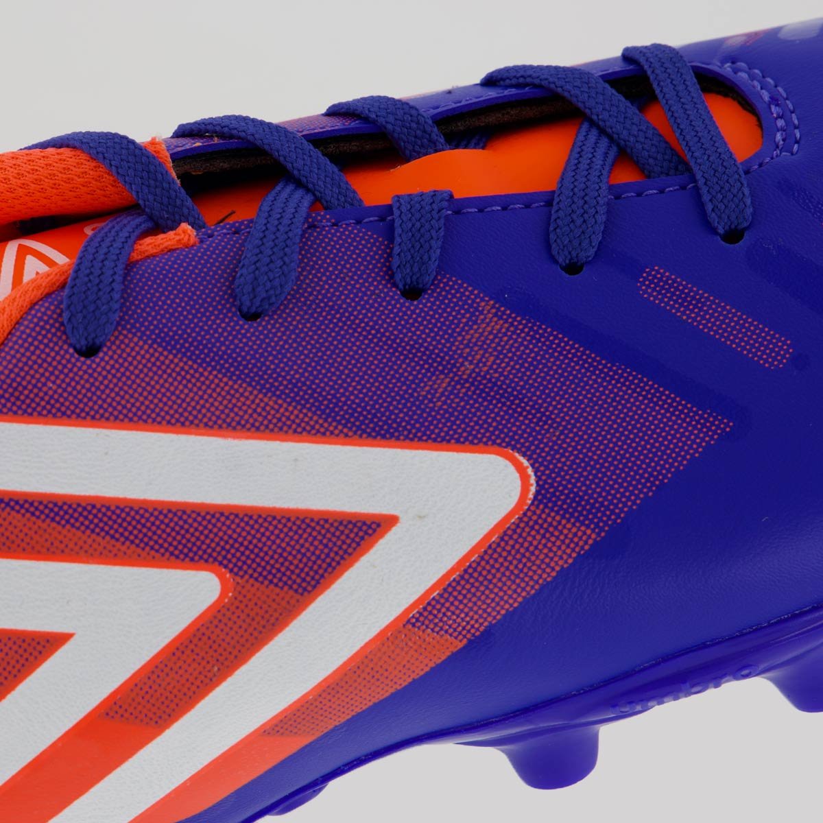 Chuteira Umbro Action Campo Azul e Laranja Azul/Laranja 7
