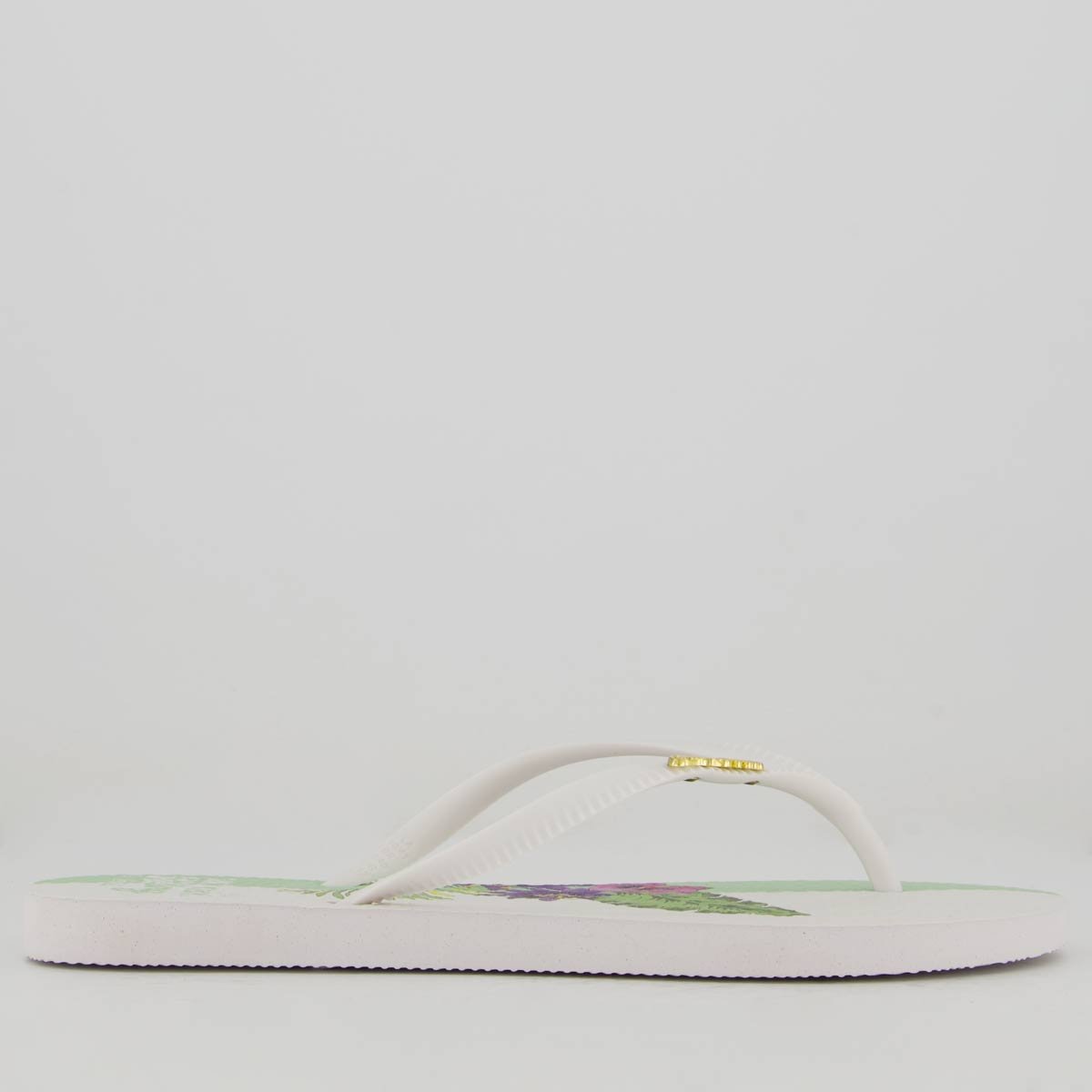 Chinelo Coca Cola Florals Feminino Branco Branco 2