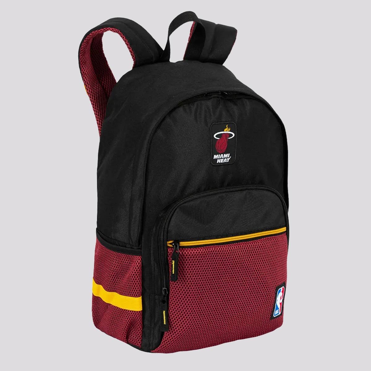 Mochila NBA Legend Miami Preta Preto 6