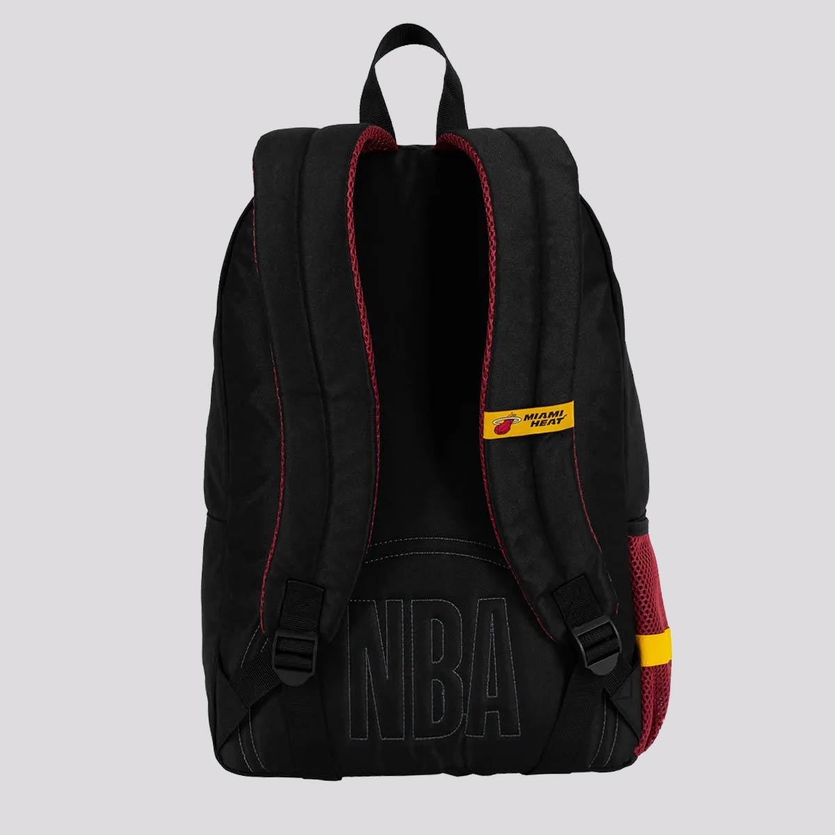 Mochila NBA Legend Miami Preta Preto 7