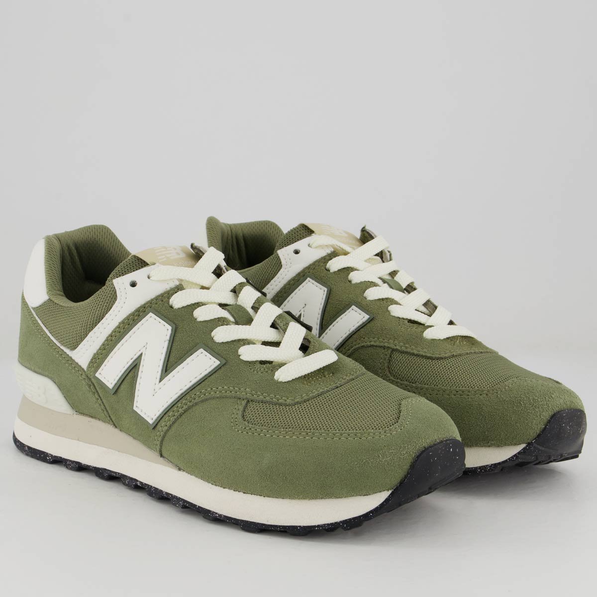 Tênis New Balance 574 V2 Verde e Branco Verde/Branco 5