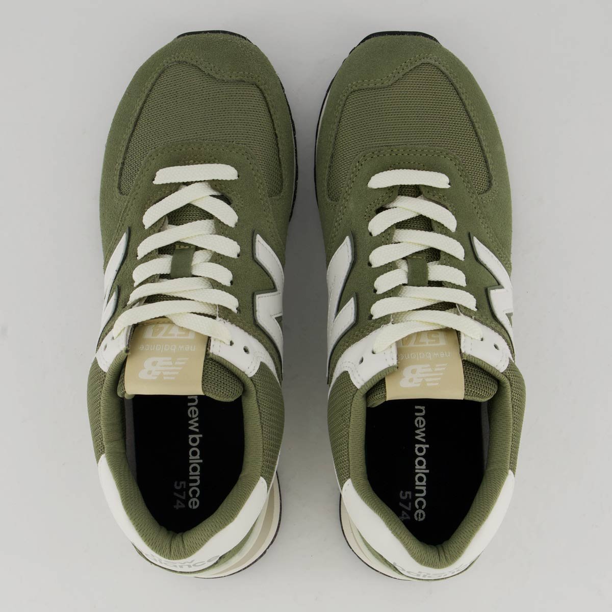 Tênis New Balance 574 V2 Verde e Branco Verde/Branco 6