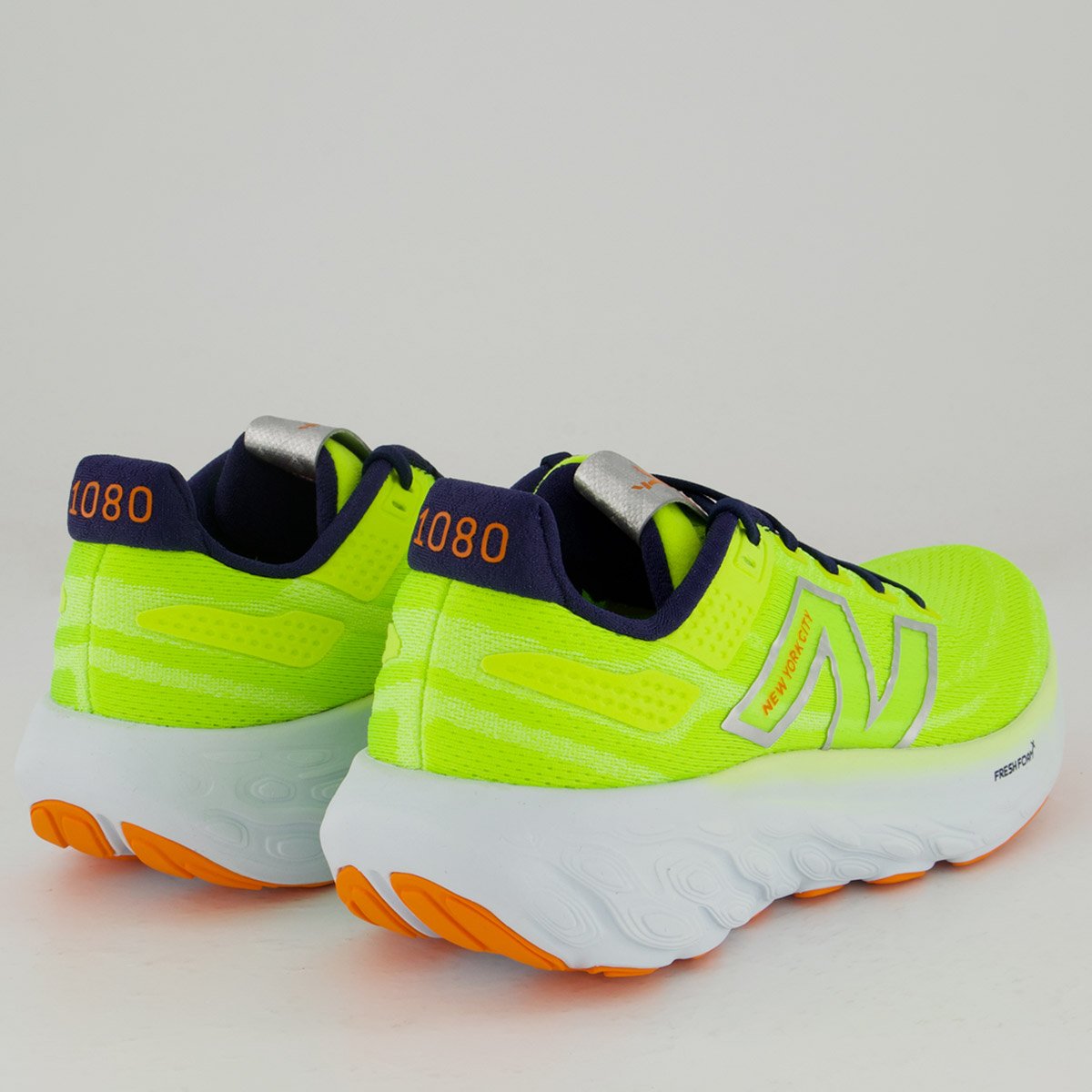 Tênis New Balance Fresh Foam X 1080V13 Feminino Verde Amarelo 3