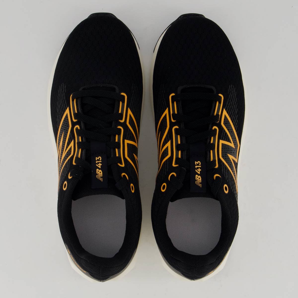 Tênis New Balance 413 V3 Preto e Laranja Preto/Laranja 4