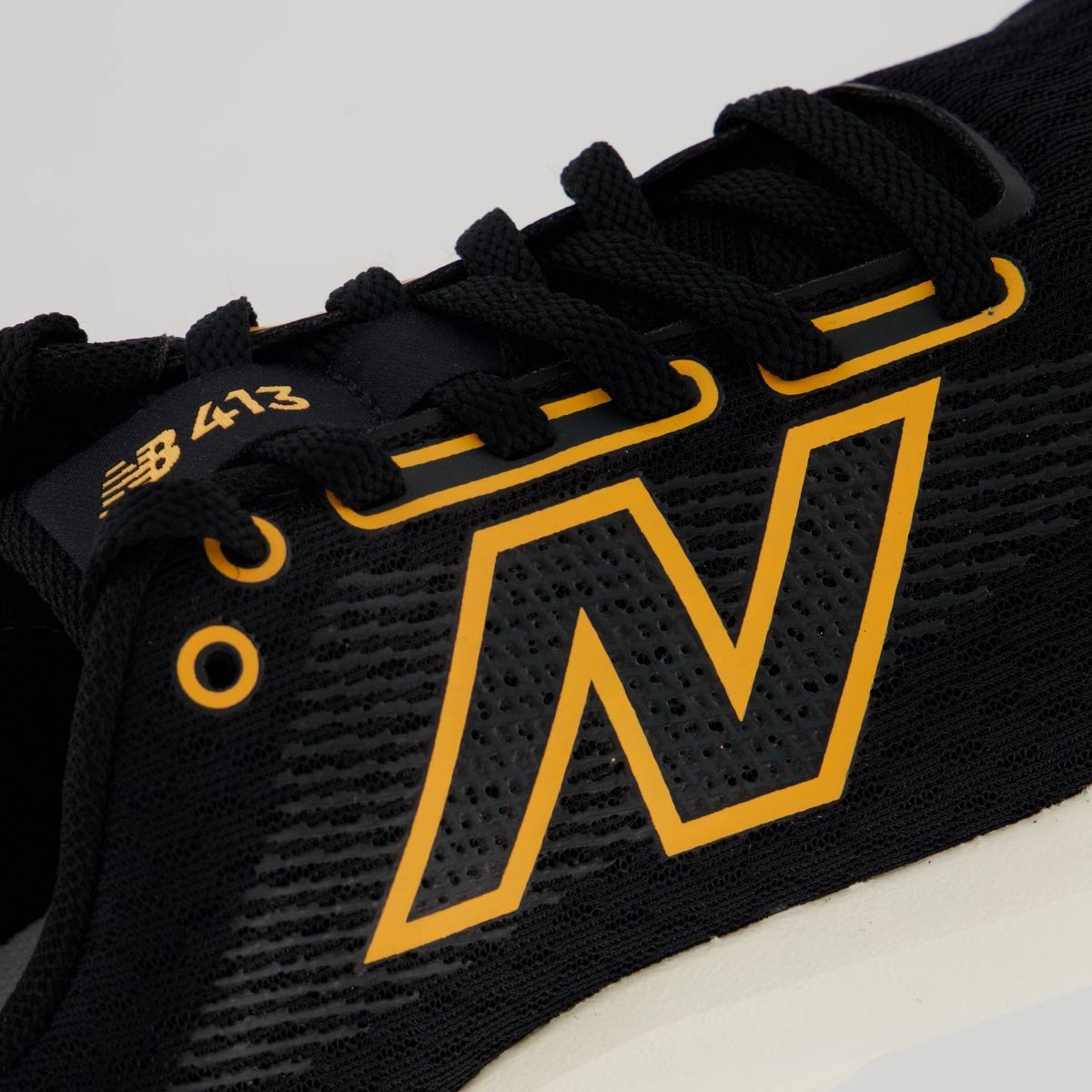 Tênis New Balance 413 V3 Preto e Laranja Preto/Laranja 7