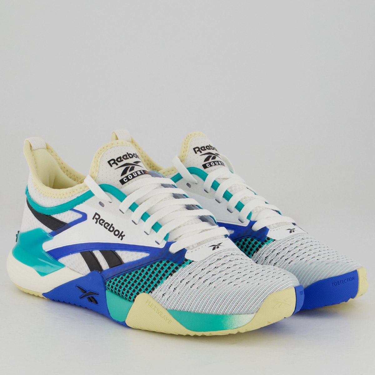 Tênis Reebok Nano Court Feminino Branco Branco/Verde 2