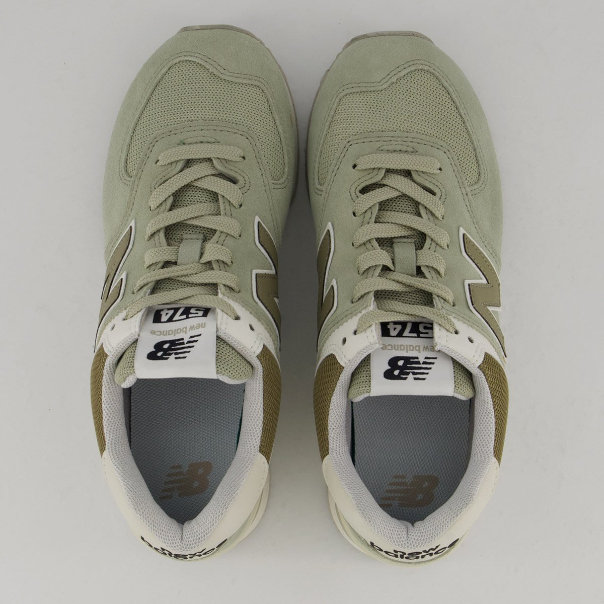 Tênis New Balance 574 V2 Feminino Verde Claro 6