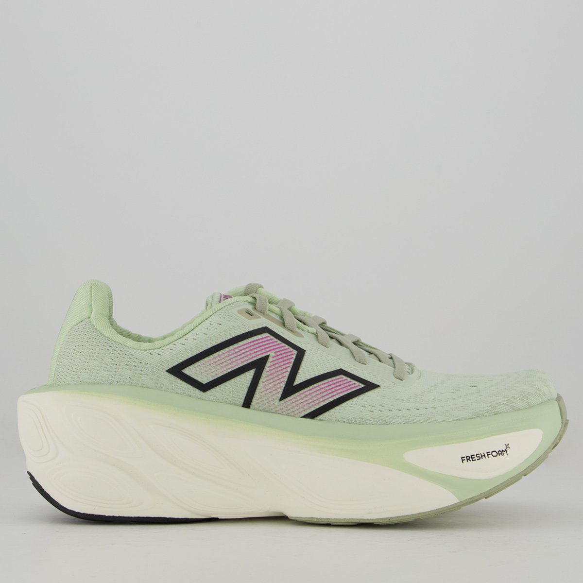 Tênis New Balance Fresh Foam X More V5 Feminino Verde Verde 1
