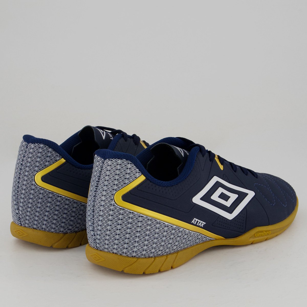 Chuteira Umbro Attak Eternal Futsal Marinho e Bran Marinho/Branco 3