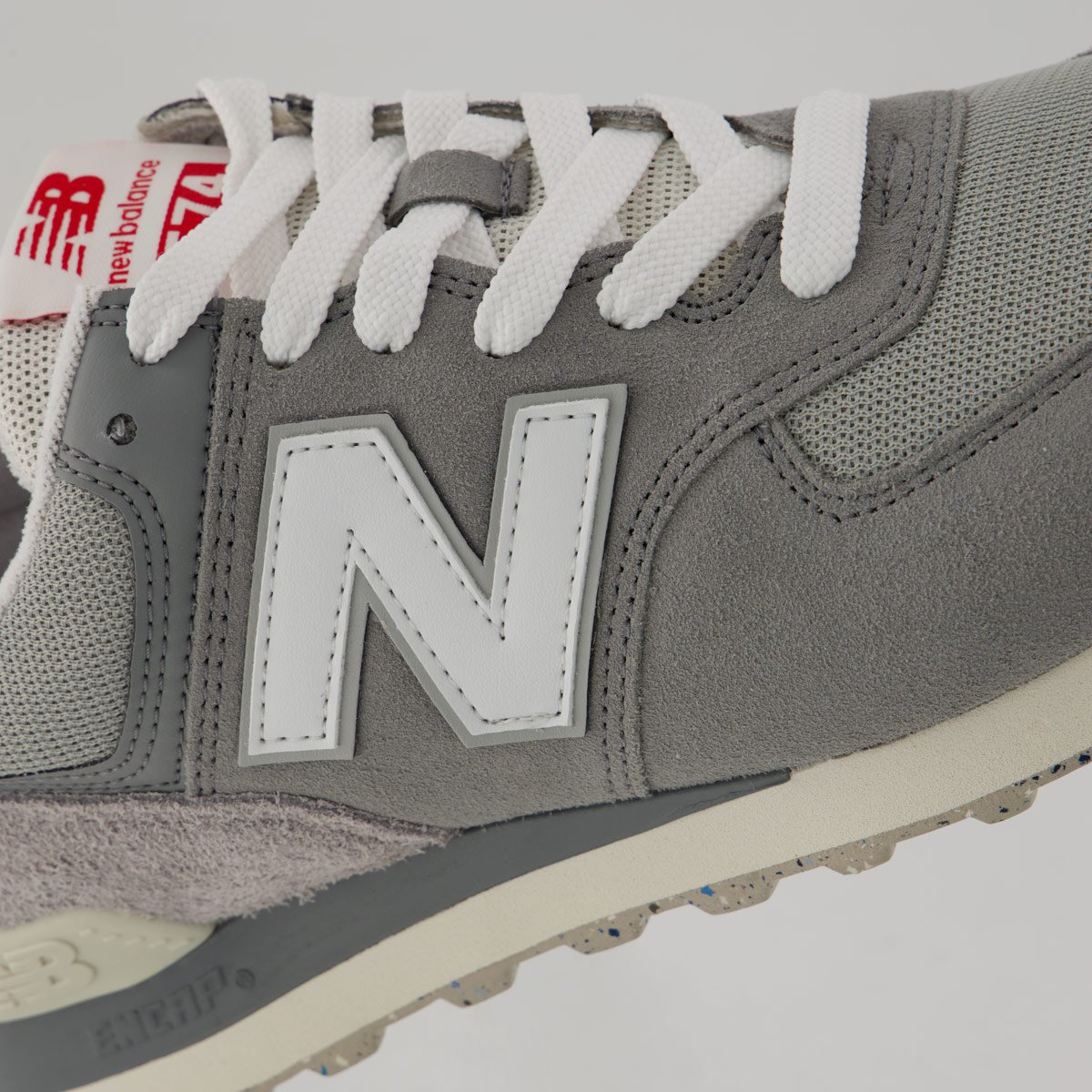 Tênis New Balance 574V2 Cinza e Branco Cinza/Branco 7