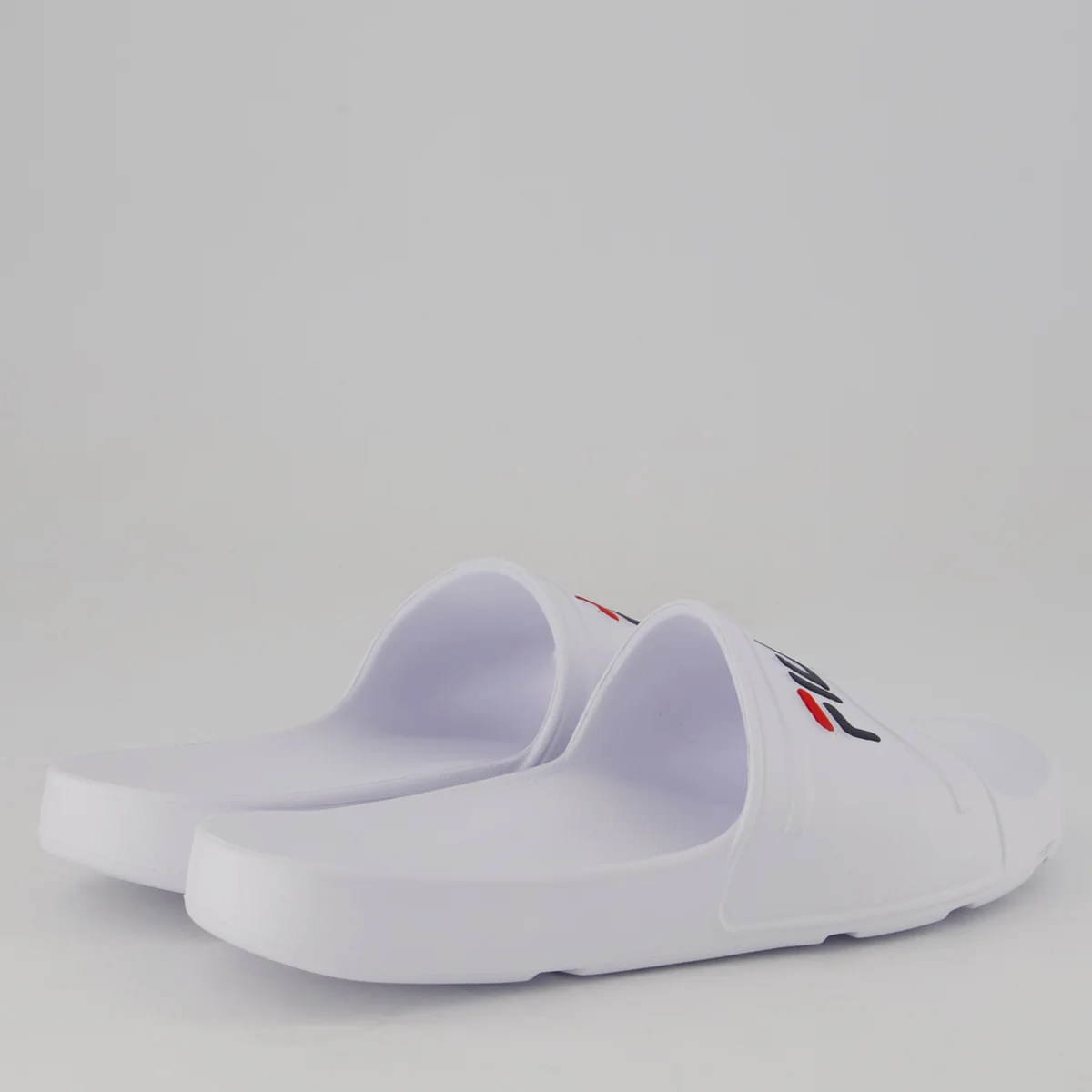 Chinelo Fila Sleek Slide Feminino Branco e Marinho Branco/Marinho 4