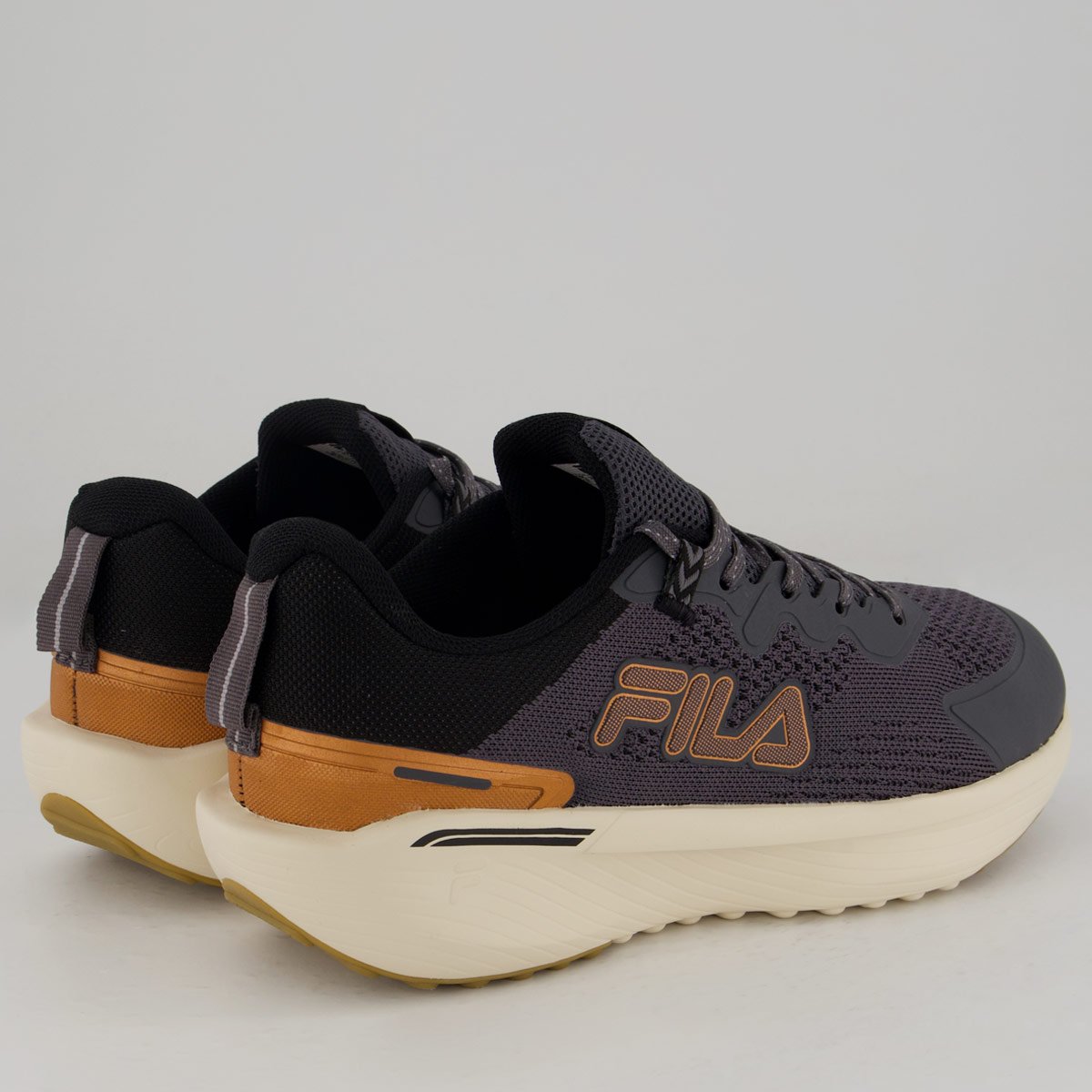 Tênis Fila Duality 2 Feminino Grafite e Preto Cinza 3