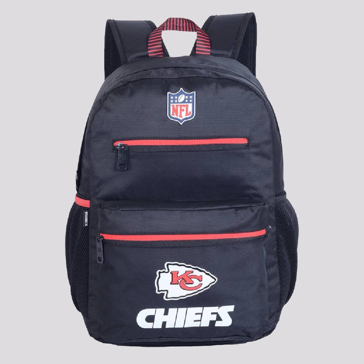 Mochila NFL Chiefs Esportiva Preta Preto 1
