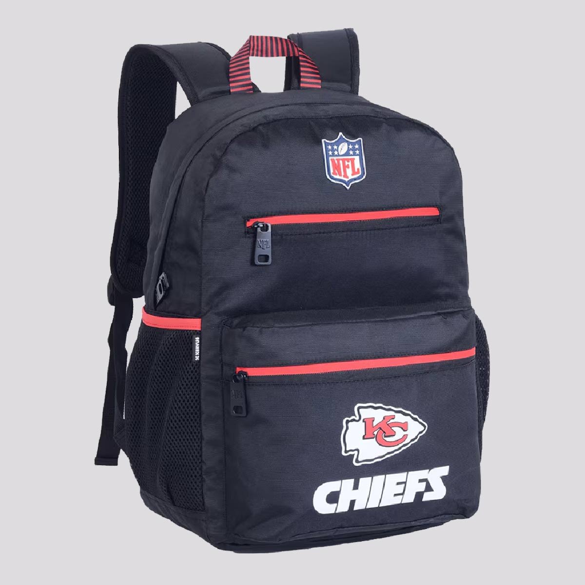 Mochila NFL Chiefs Esportiva Preta Preto 3