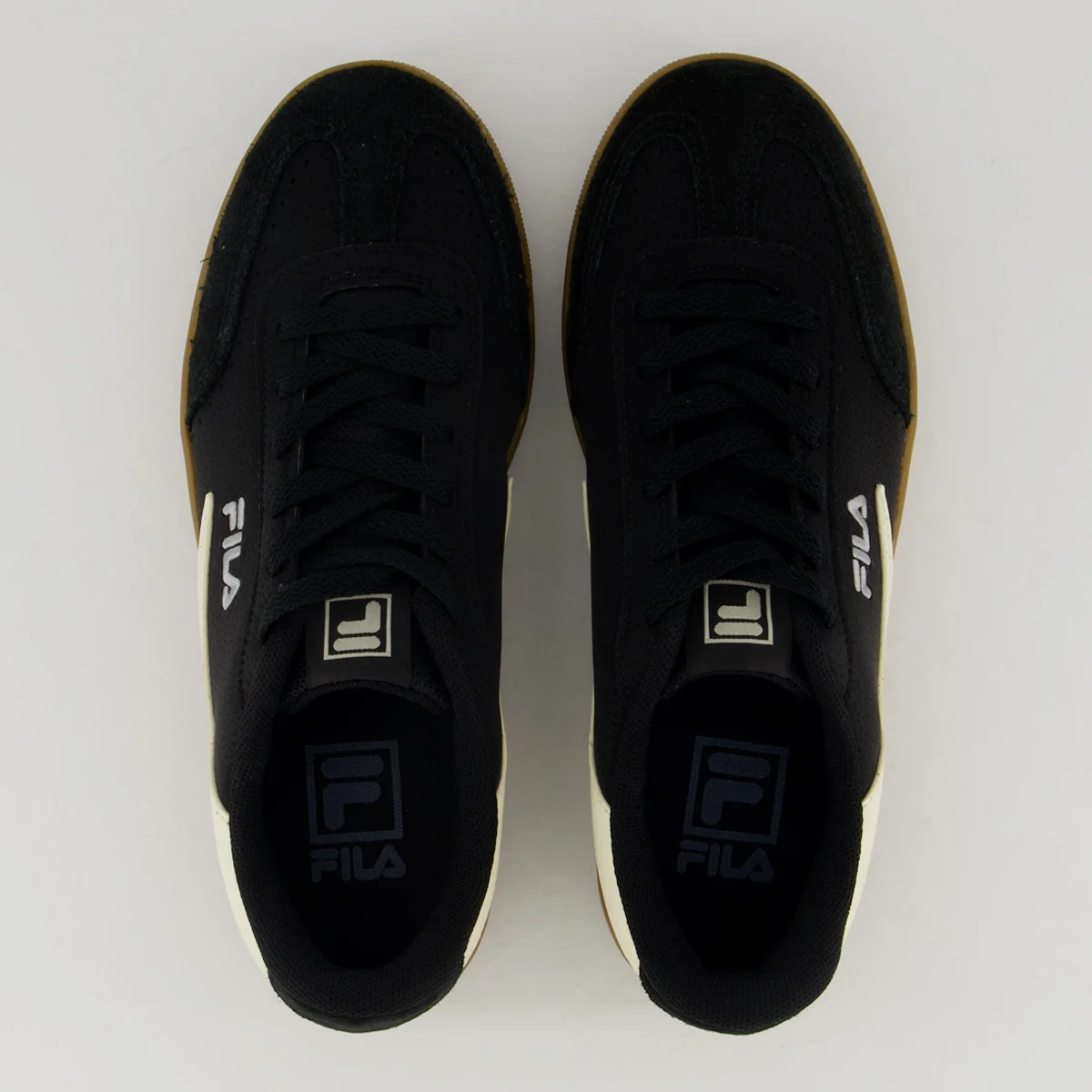 Tênis Fila Court 80 Preto e Creme Preto/Creme 4