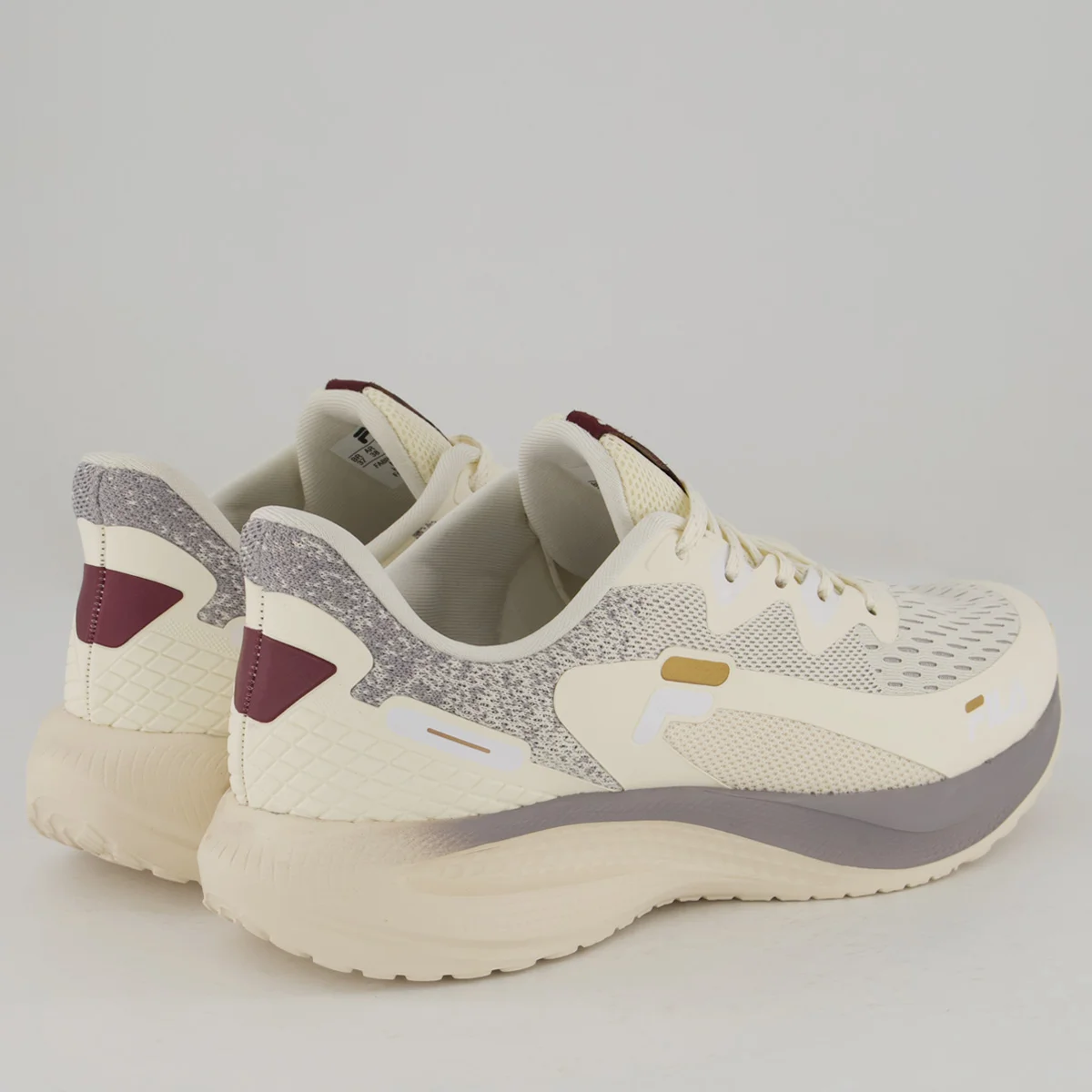 Tênis Fila Spritz Feminino Bege Bege/Cinza 3