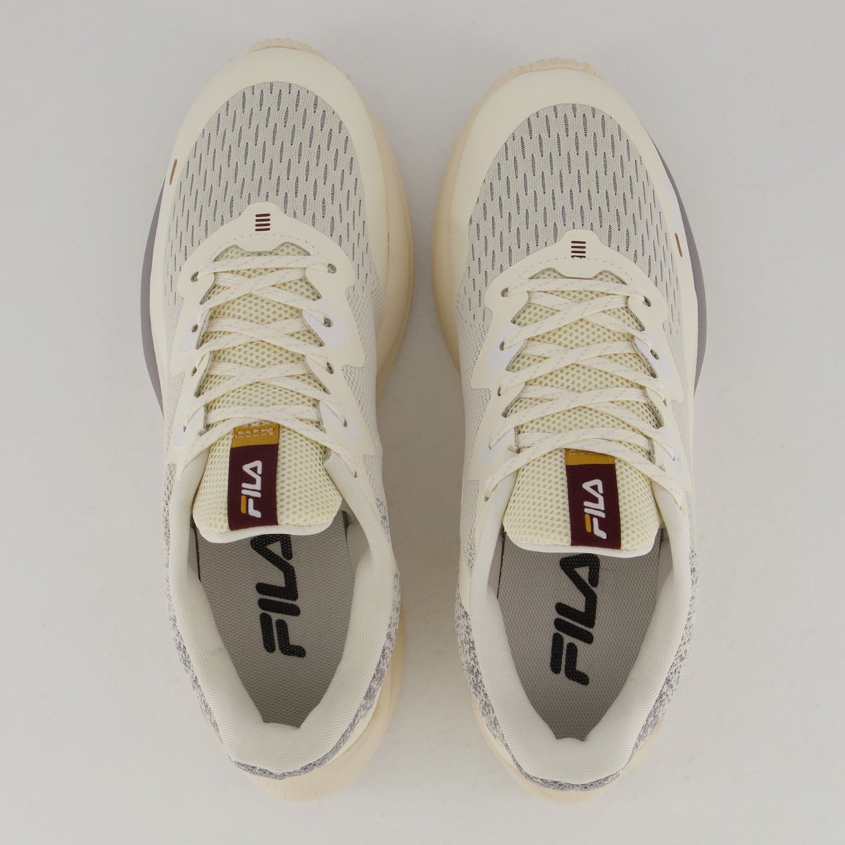 Tênis Fila Spritz Feminino Bege Bege/Cinza 4