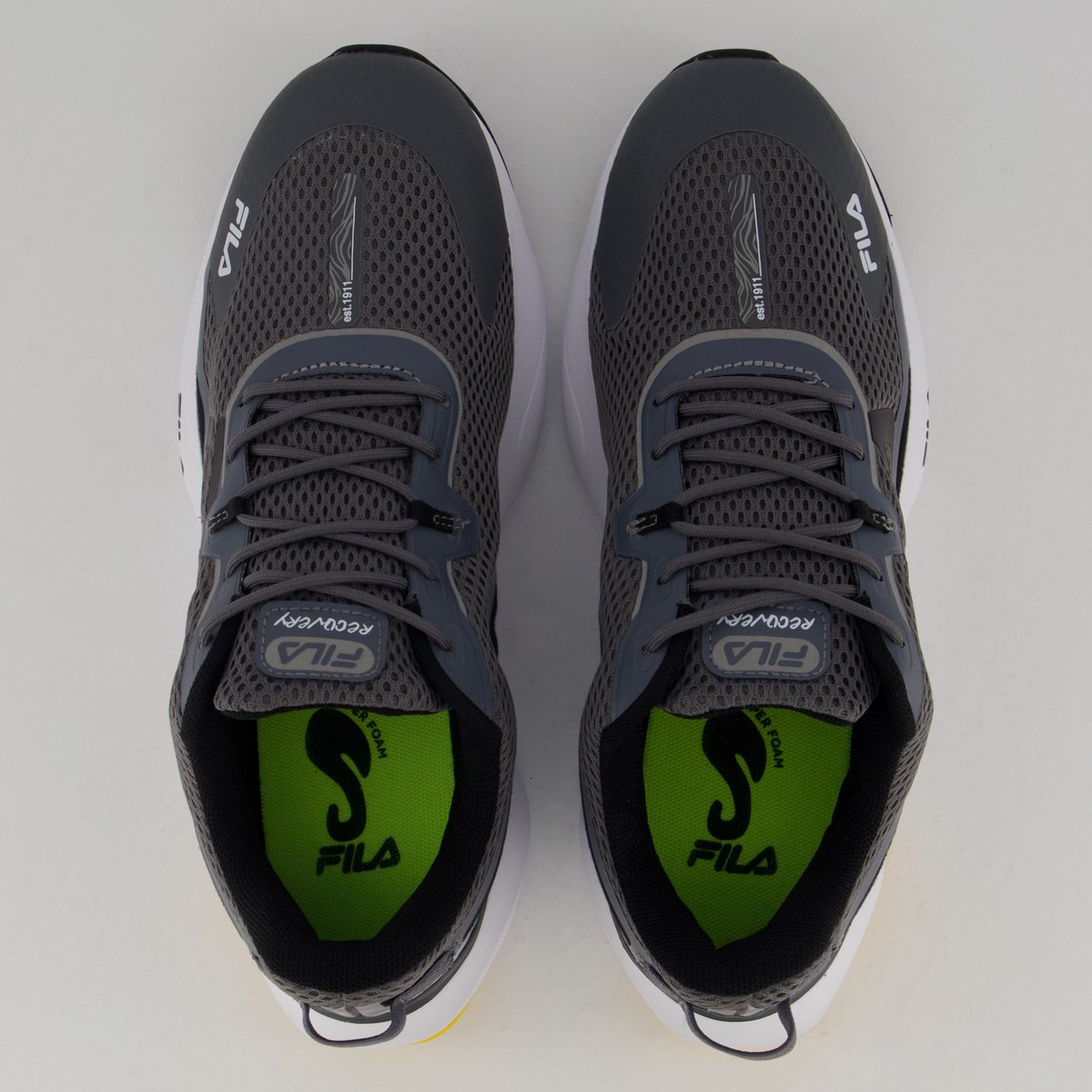 Tênis Fila Recovery Grafite e Preto Grafite/Preto 4