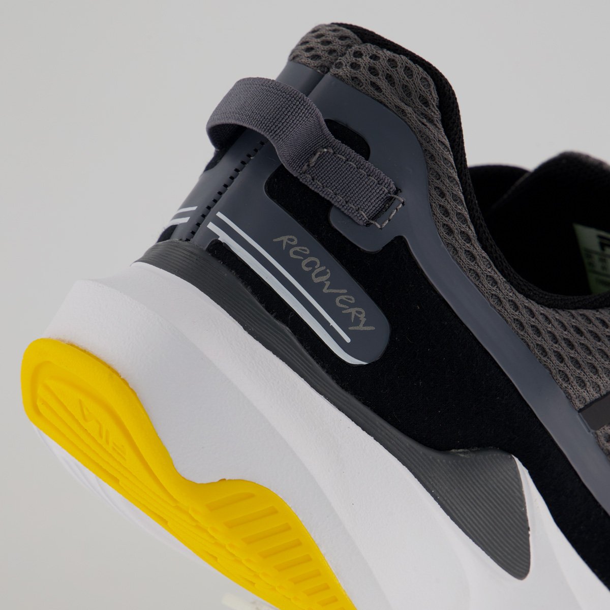 Tênis Fila Recovery Grafite e Preto Grafite/Preto 6