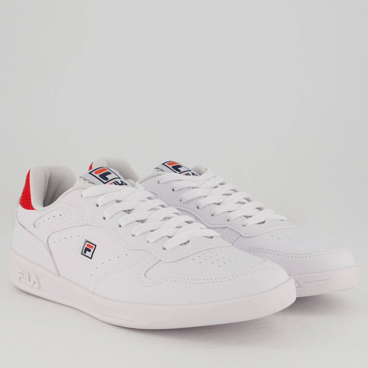 Tênis Fila Revenge Branco e Vermelho Branco/Vermelho 2