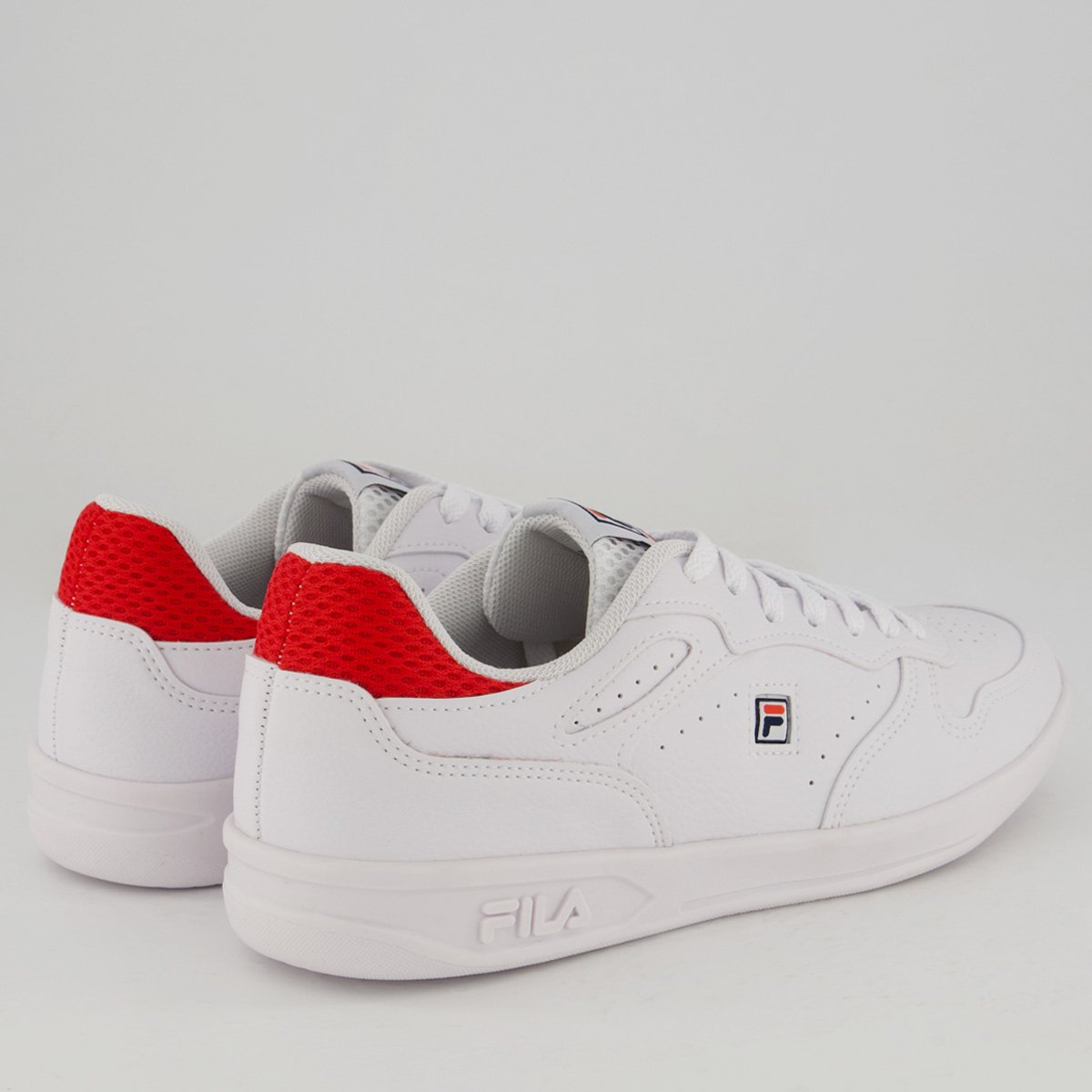 Tênis Fila Revenge Branco e Vermelho Branco/Vermelho 3