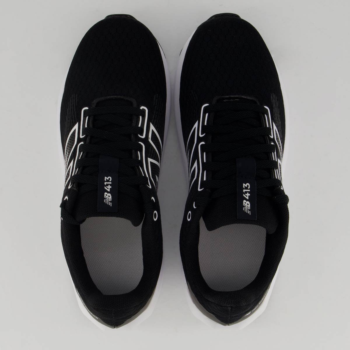 Tênis New Balance 413V3 Preto e Branco Preto/Branco 4