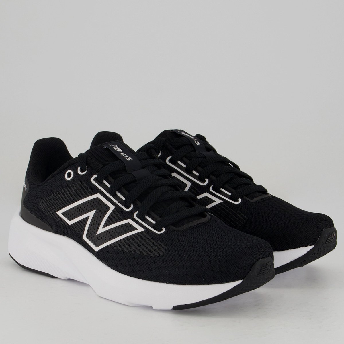 Tênis New Balance 413V3 Feminino Preto e Branco Preto/Branco 2
