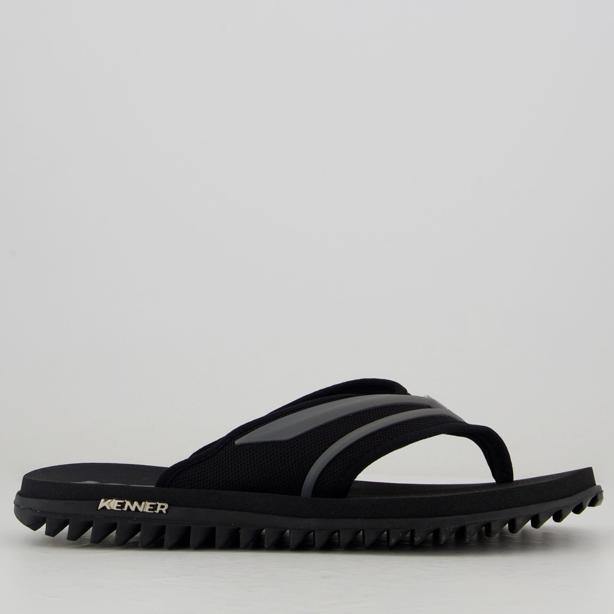 Chinelo Kenner Kivah New Force Preto e Cinza Preto/Cinza 2