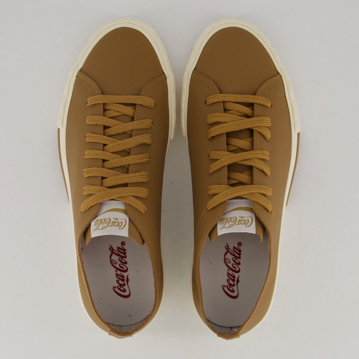 Tênis Coca Cola Camder Leather Marrom Marrom 4