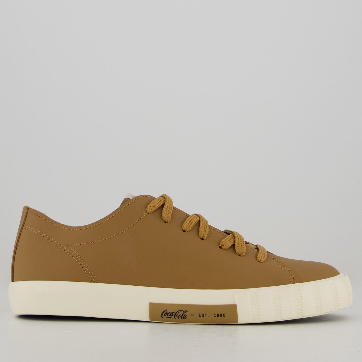 Tênis Coca Cola Camder Leather Marrom