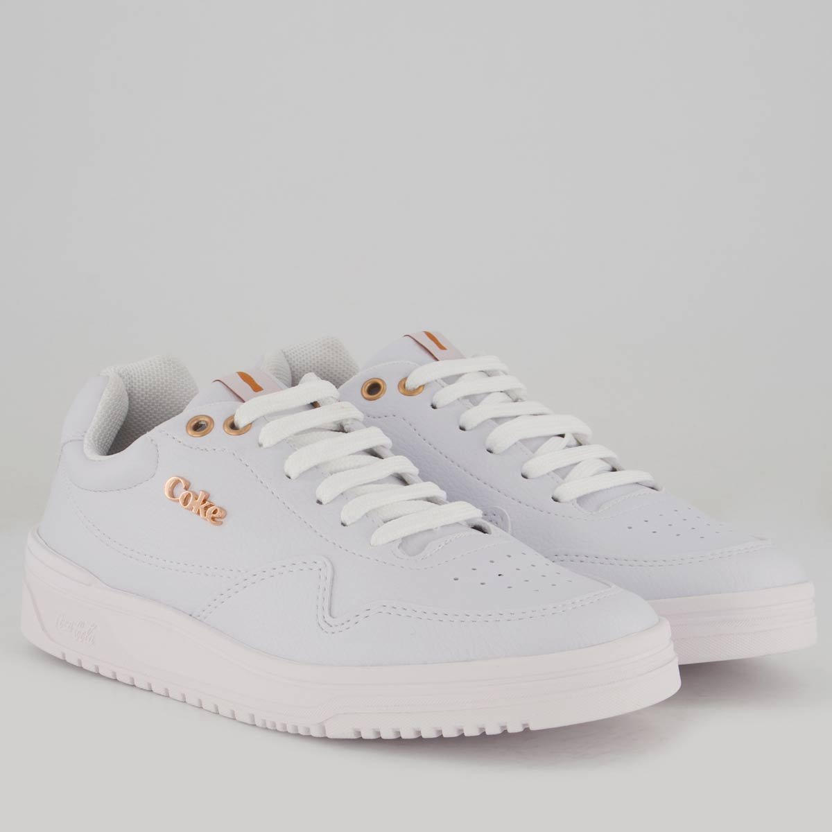 Tênis Coca Cola Hope Town Feminino Branco Branco 2