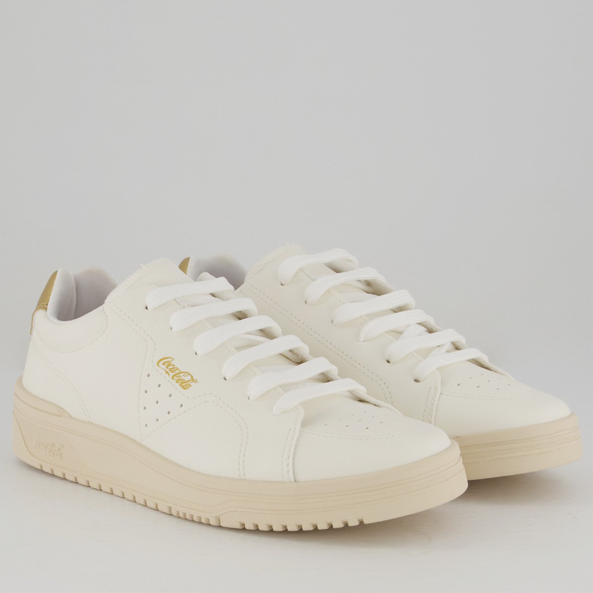 Tênis Coca Cola Bliss Town Feminino Branco Branco 2