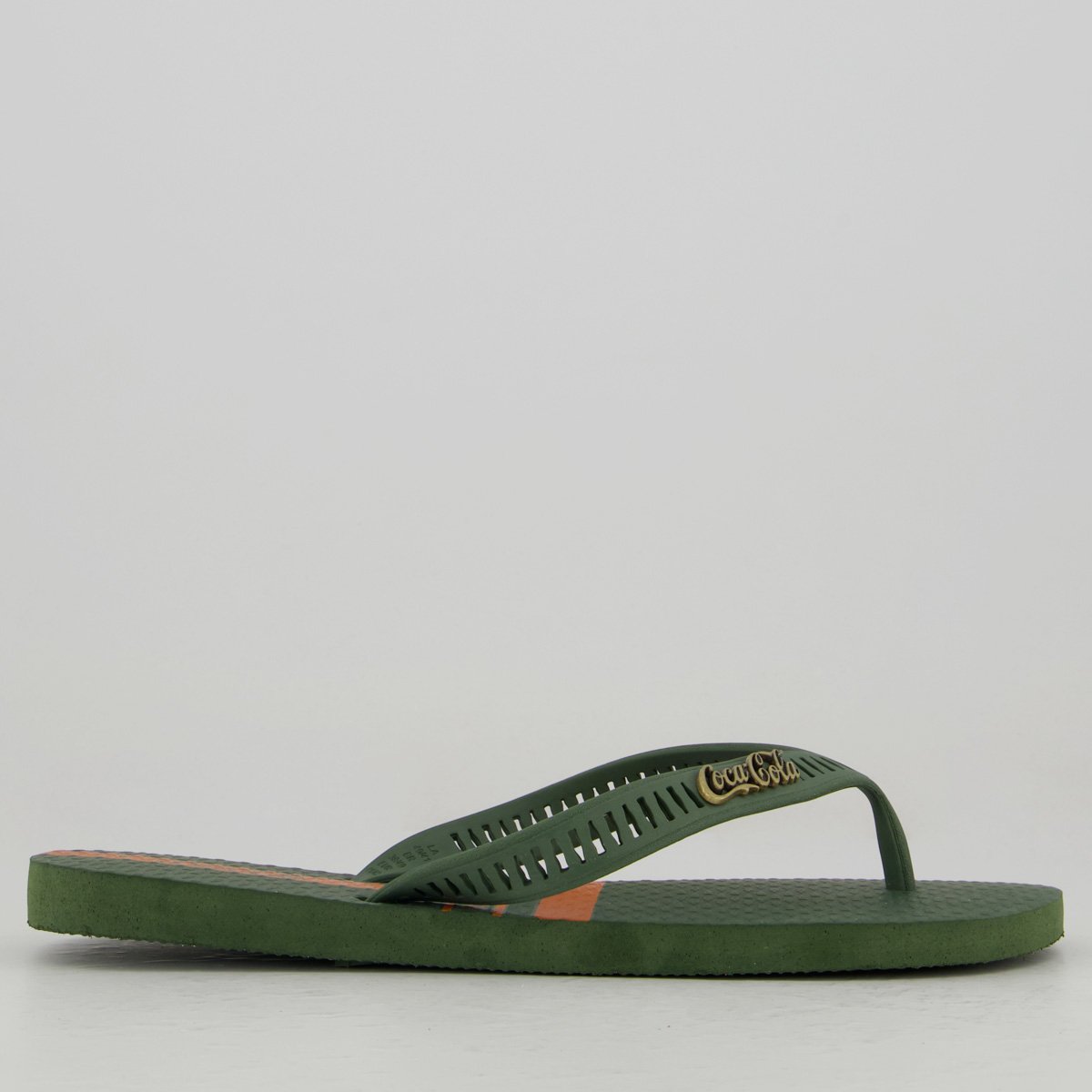 Chinelo Coca Cola Perpendicular Verde Verde 2