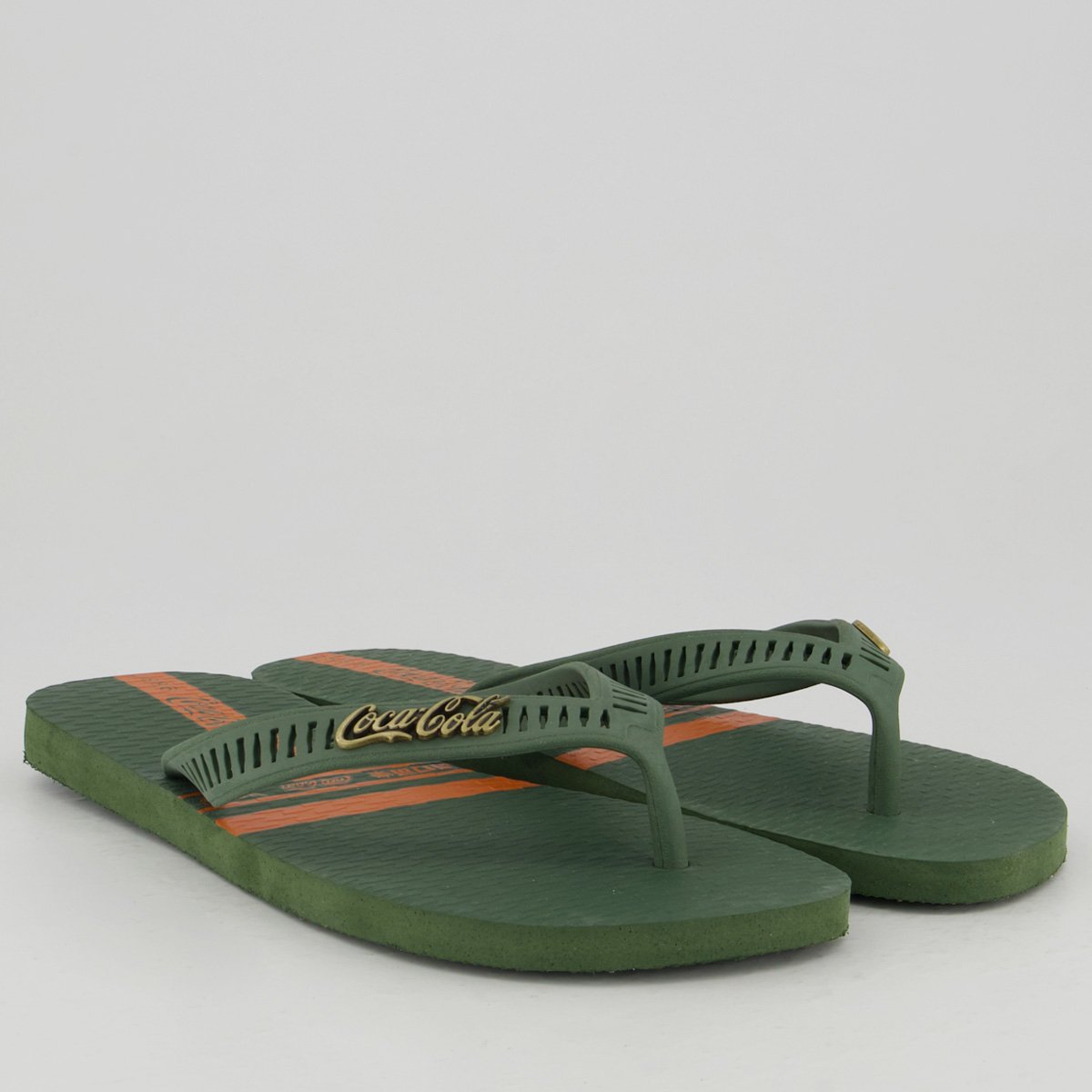 Chinelo Coca Cola Perpendicular Verde Verde 3