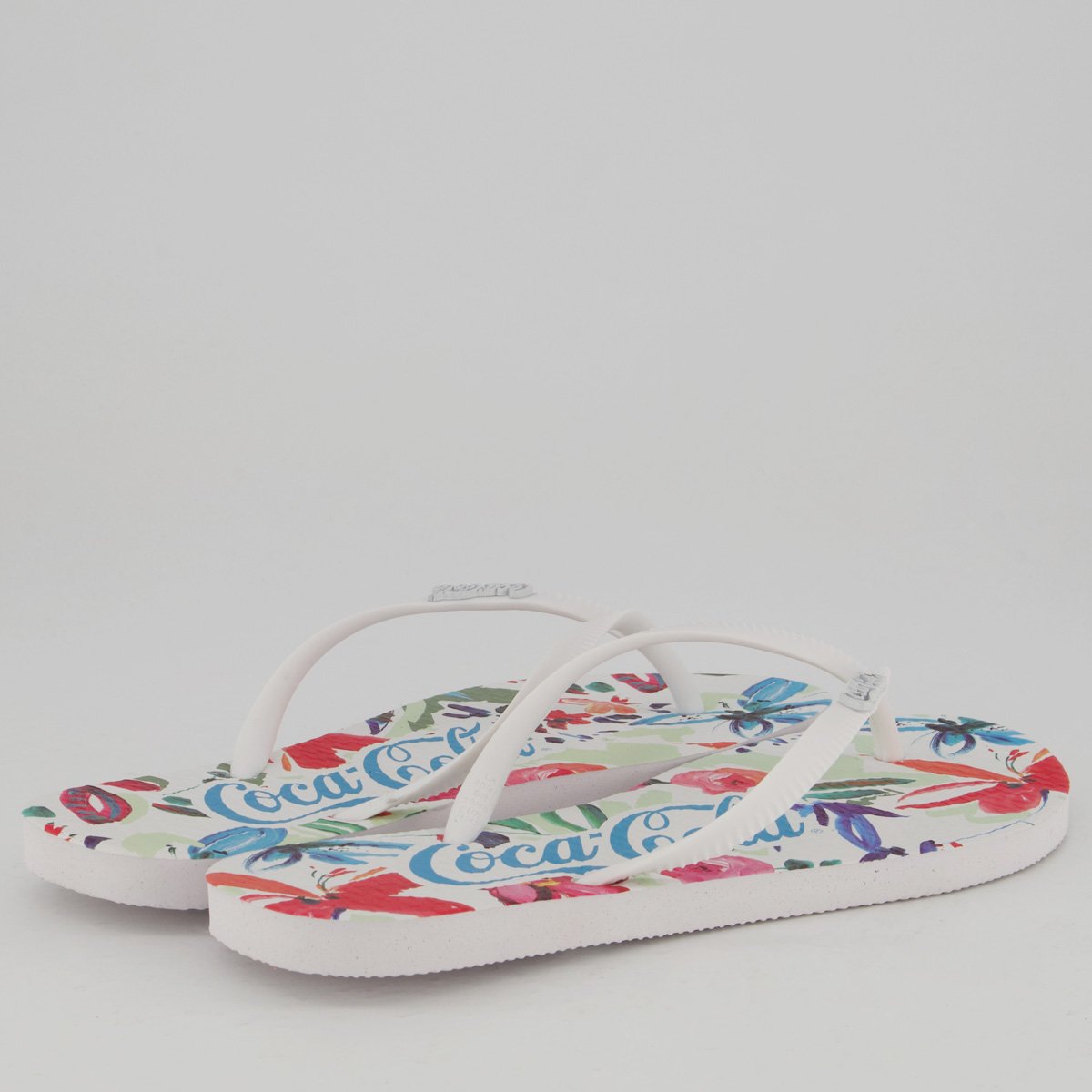 Chinelo Coca Cola Bahai Feminino Branco Branco 4