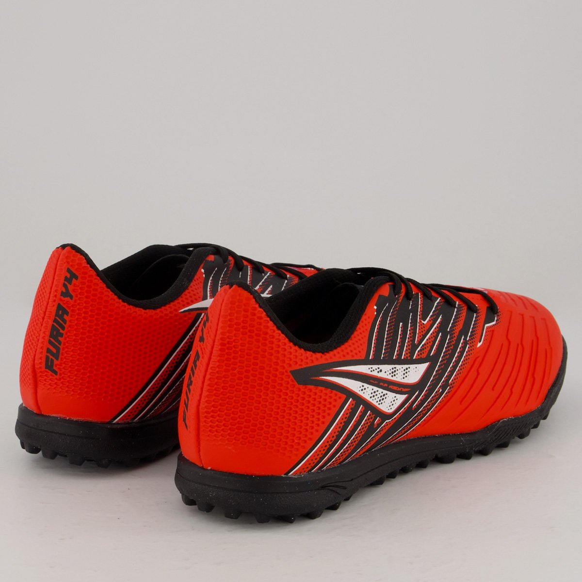 Chuteira Penalty Furia Y-4 Society Vermelha e Preta Vermelho/Preto 3