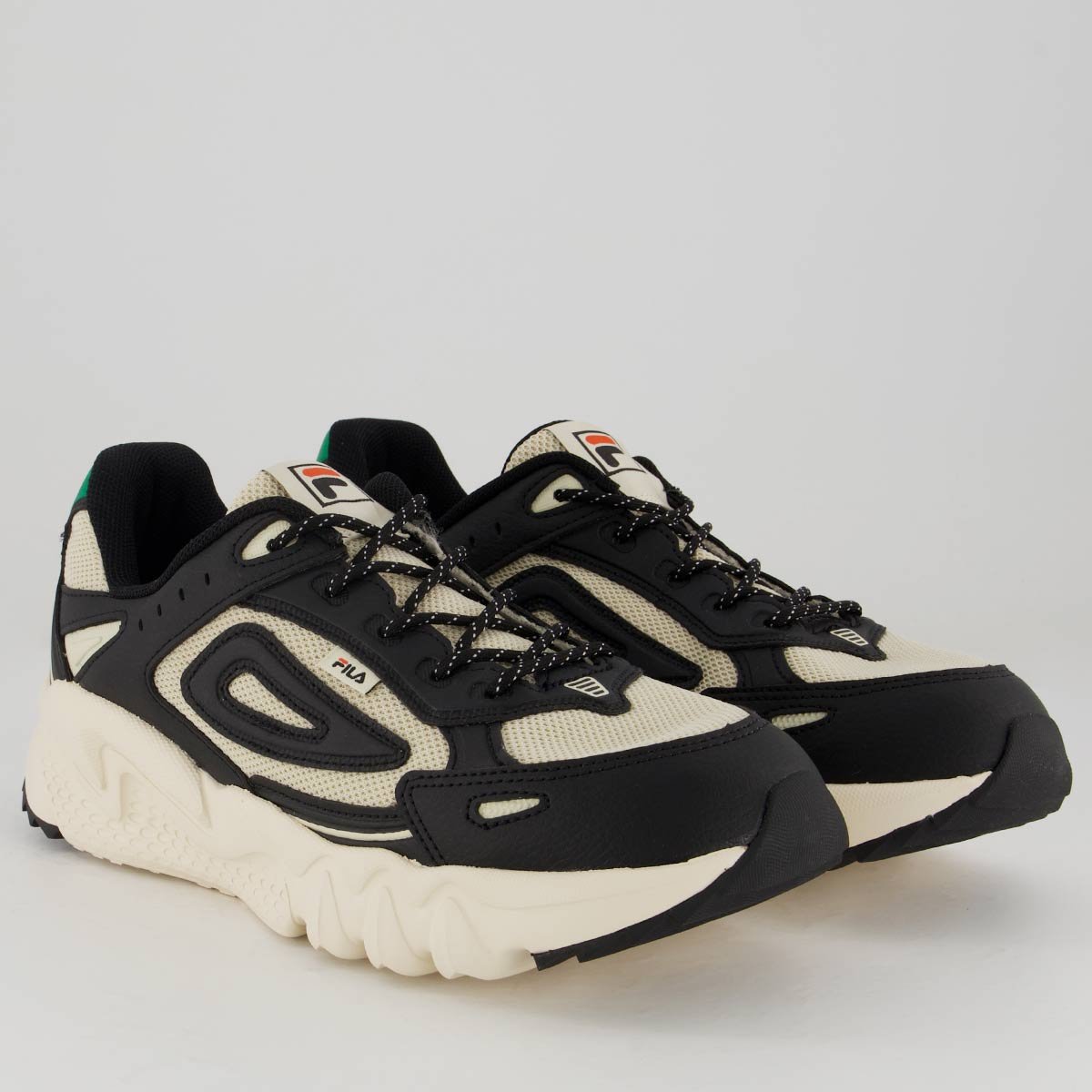 Tênis Fila Venture Tracer 2 Preto e Bege 5