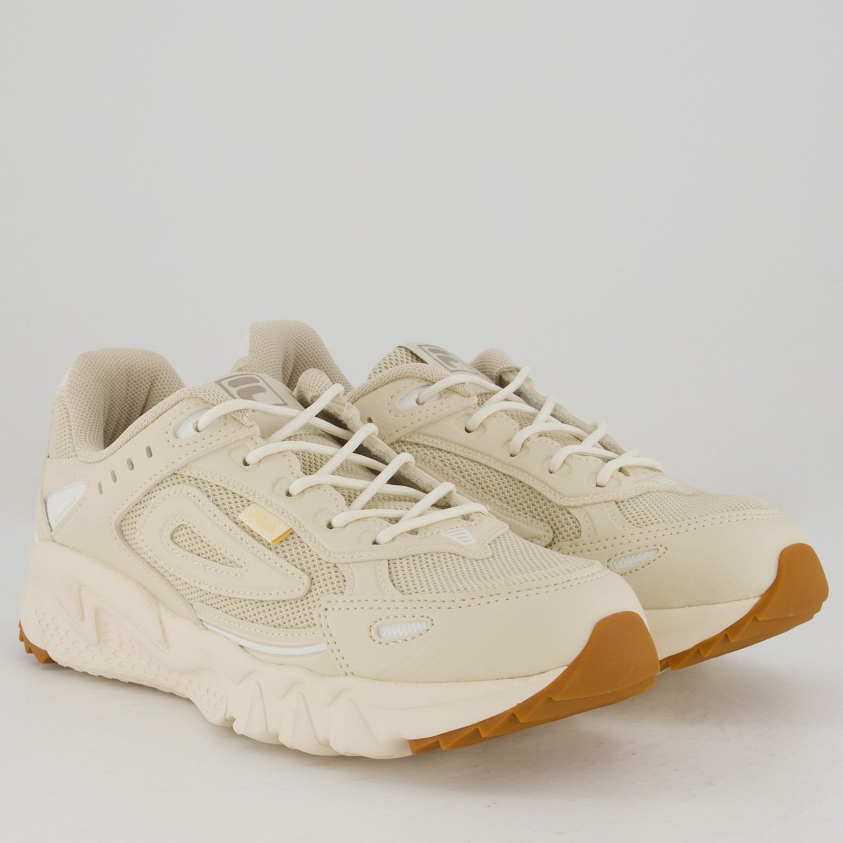 Tênis Fila Venture Tracer 2 Feminino Bege e Branco Bege/Branco 2