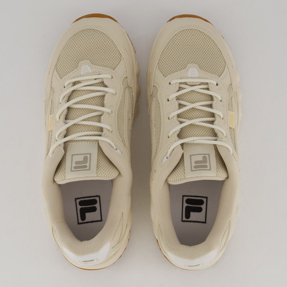 Tênis Fila Venture Tracer 2 Feminino Bege e Branco Bege/Branco 4