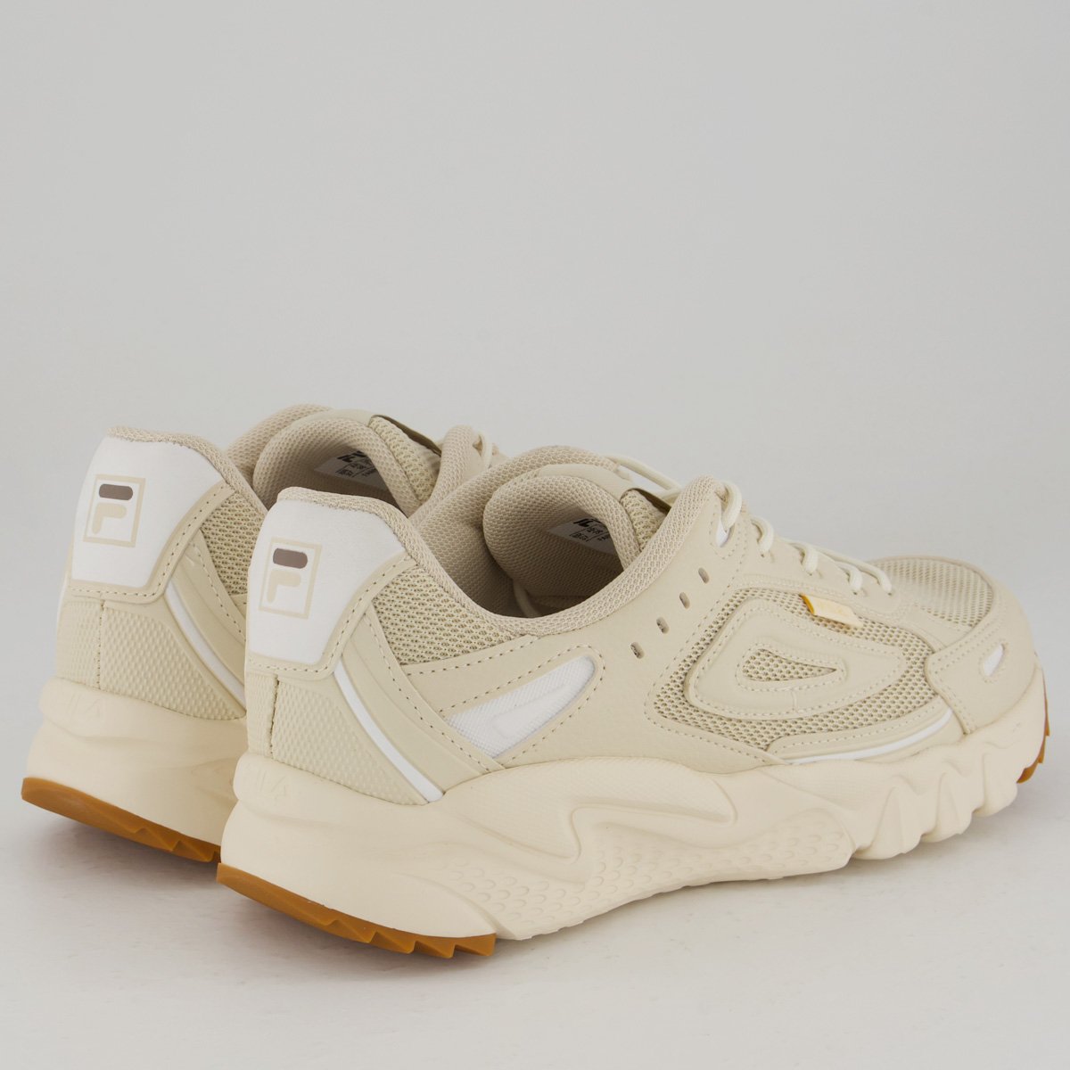 Tênis Fila Venture Tracer 2 Feminino Bege e Branco Bege/Branco 3