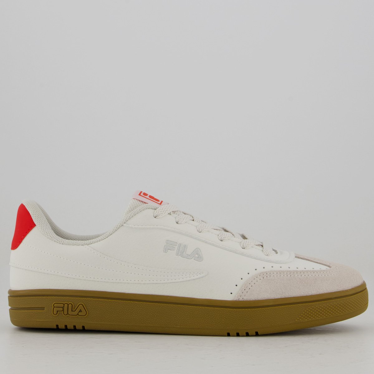 Tênis Fila Court 80 Branco e Cinza Branco/Cinza 2
