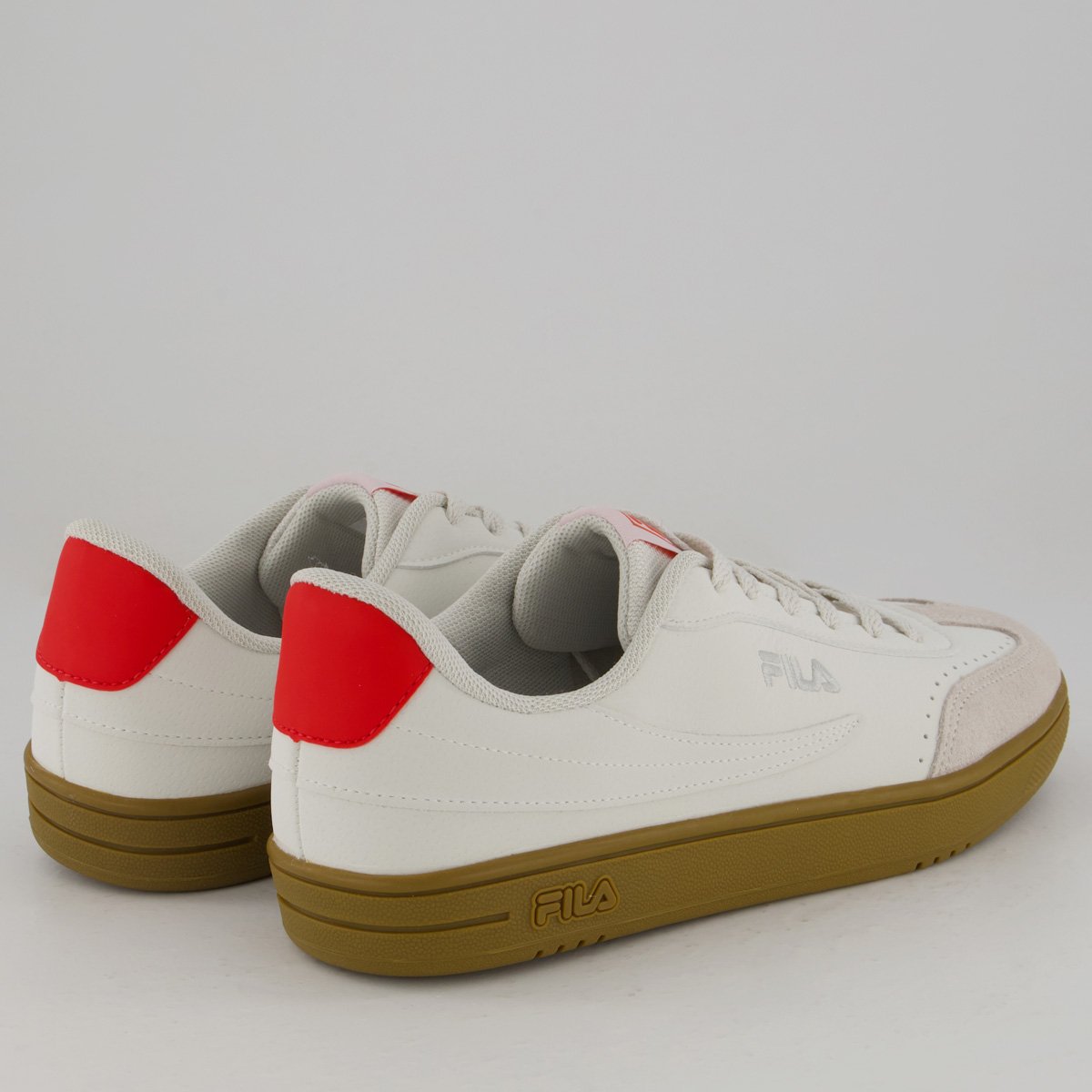 Tênis Fila Court 80 Branco e Cinza Branco/Cinza 4