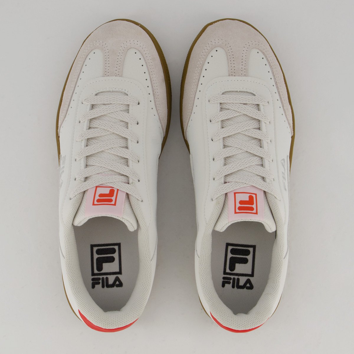 Tênis Fila Court 80 Branco e Cinza Branco/Cinza 5