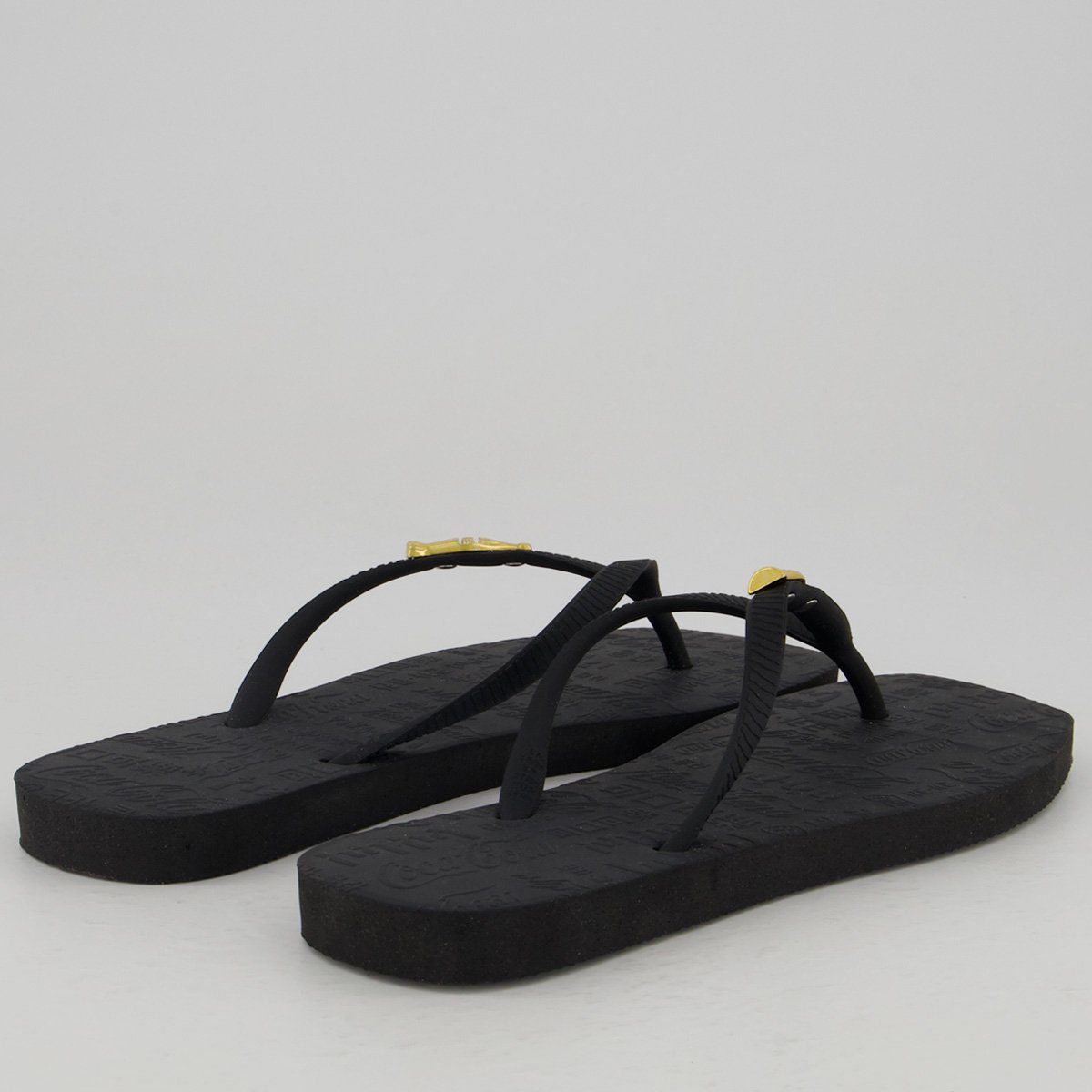 Chinelo Coca Cola Square Feminino Preto Preto 4