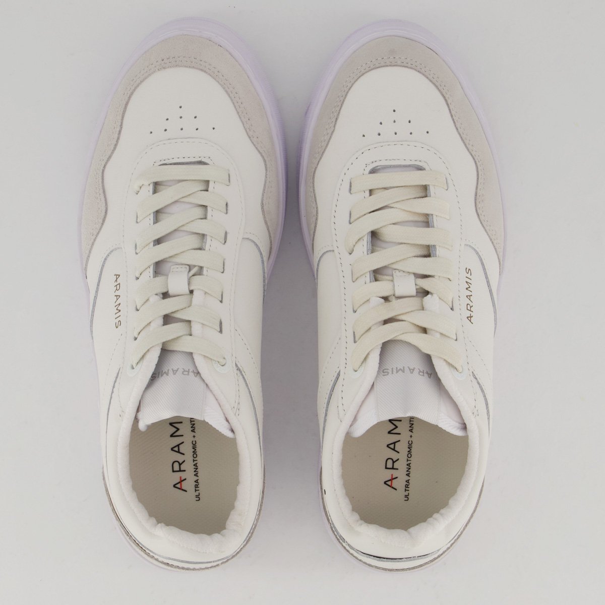Tênis Aramis Legacy Crook Branco e Cinza Branco/Cinza 4