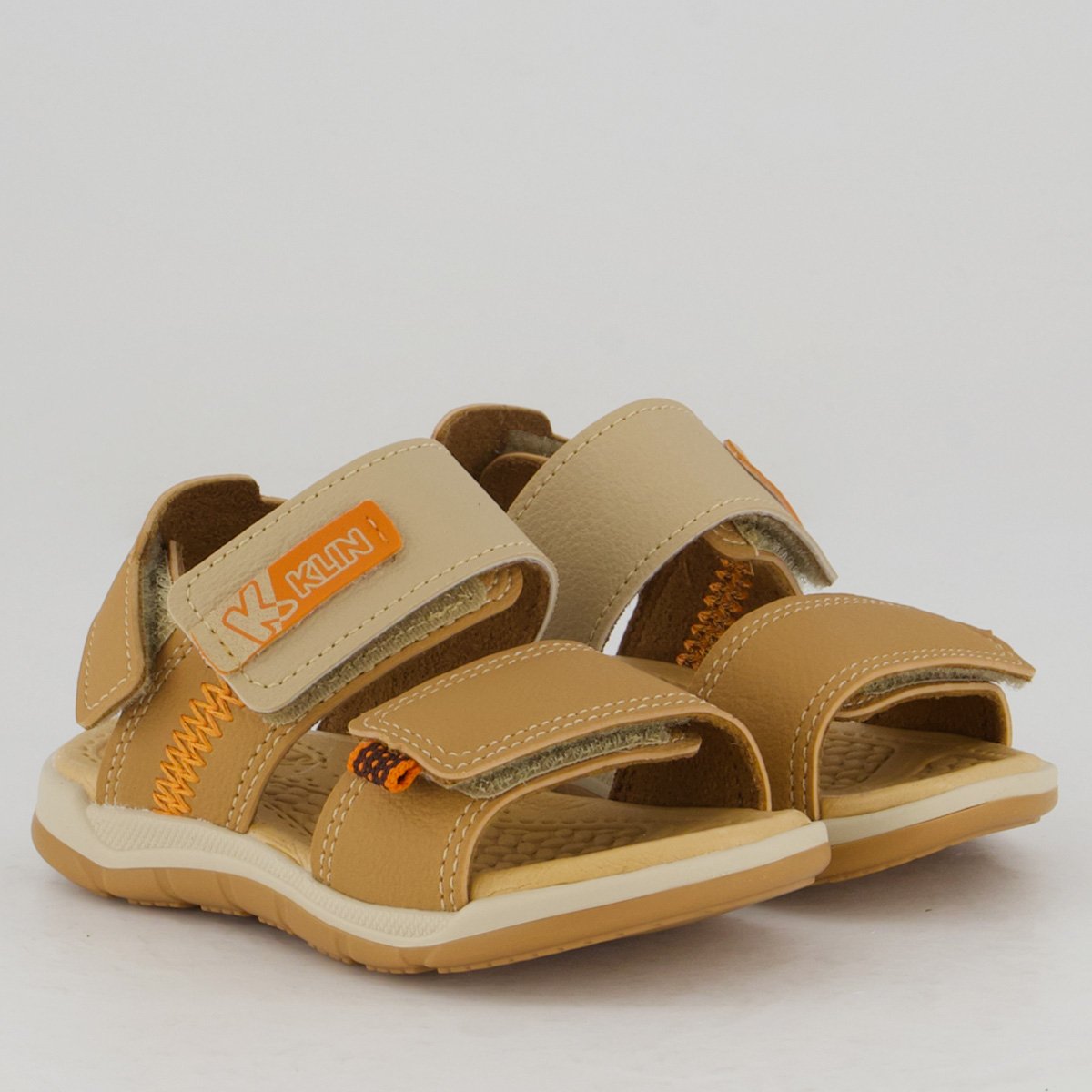 Sandália Klin Line Play Marrom Marrom 2